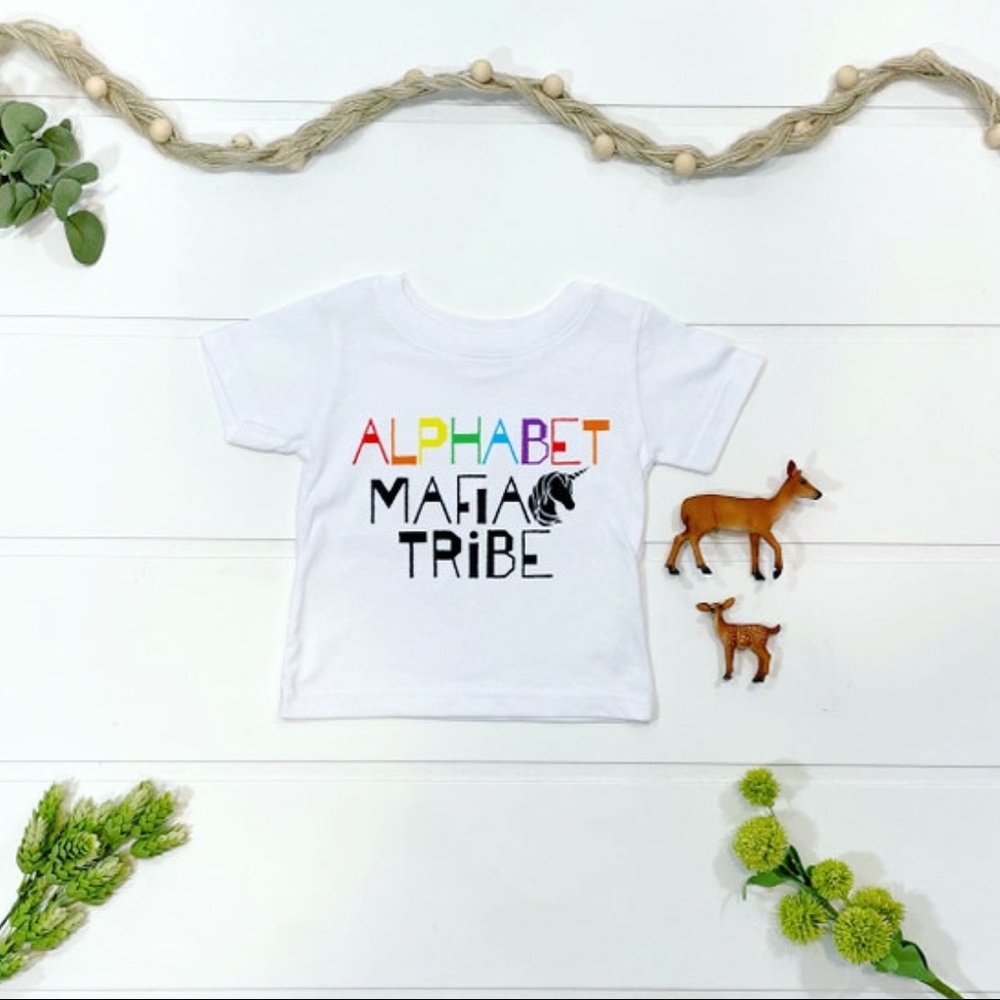 Alphabet Mafia Tribe toddler shirt